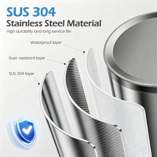 2 Pack Automatic Foaming Soap Dispensers, 360 ML Touchless Automatic Soap Dispenser, USB-C Rechargeable, 3 Levels Adjustable, Waterproof Smart Hand Dispenser for Kitchen & Bathroom, Silver