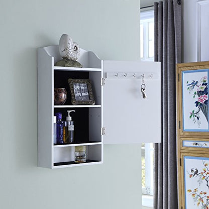 Proman Products WM17040 Door Entry Organizer, White - color: White