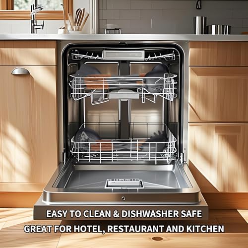 Izurok18/10 Stainless Steel Kitchen Utensils Set,10 Piece Cooking Utensils With Wood Handle,Heat Resistant Kitchen Tool Set With Spatula,Spoon,Ladle,Skimmer,Slotted Turners,Pasta,Turner,Ladl,Fork - color: BLACK-10 Pieces, size: Large