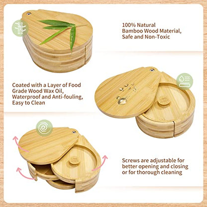 Margarita Salt Rimmer Set,1 Pack 3 Tier Bar Glass Rimmer Bamboo Wood Sugar Salt Box with Sponge,Bartender Tool for Cocktail and Margarita - size: Salt Rimmer-Wood*1