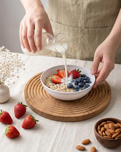 bUCLA 50Pack 12oz White Plastic Bowls - Disposable White Plastic Salsa Bowls Premium Heavy Duty - Ideal for Wedding &Party - color: White, size: 10oz
