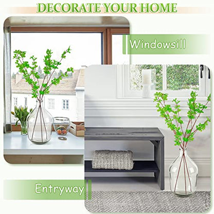 Bfttlity Clear Glass Vase for Centerpieces Table Home Room Decor, L | 15" Tall Clear Vase for Branches, Floor Flowers Vase - size: Large-Clear