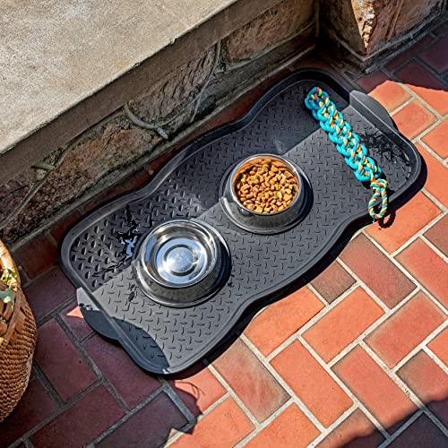Mohawk Home Boot Tray Utility Solid Black (1'7"x3'3") Utility Mat - size: 1'7" x 3'4" (Rectangular)