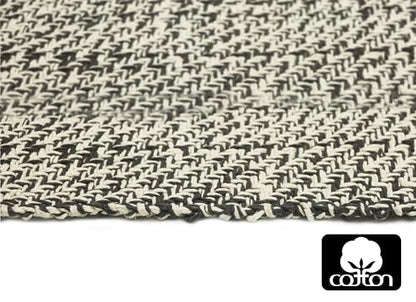 COTTON CRAFT Woven Area Rug - 2 Pack Entryway Rug with Fringe - 22x34 Inch | Grey Natural Reversible Boho Farmhouse Rustic Cotton Throw Rug Carpet - Washable Mat for Bedroom Living Room Kitchen Bathroom - color: Grey - 2 Pack, size: 1'10" x 2'10" (Rectang