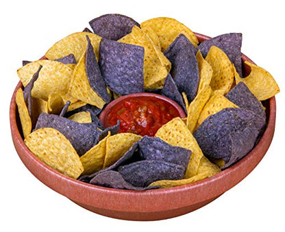 Nostalgia Taco Tuesday 10-Inch Tortilla Chip & Salsa Bowl, Perfect For Potato Chips, Pretzels, Veggies, Ranch, Guacamole, Dips, Hummus, Brown - style: Chip/Salsa Bowl