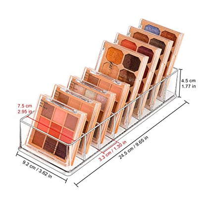 JessLab Acrylic Organizers, Bathroom Organizer for Drawer, Cosmetic Display Cases for Vanity, Countertop, Desk, Kitchen, and Makeup Storage, 8-Section - style: 8 Compartment