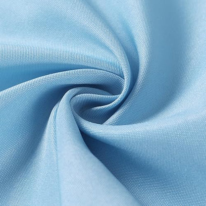 Bailarina Cloth Napkins Set of 80,17x17 inches Dinner Napkins Cloth Washable,Polyester Square Table Cloth Napkin Bulk with Hemmed Edges Ideal for Banquets, Parties and Weddings-Blue Mist - color: Blue Mist