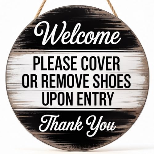 Welcome Farmhouse Wood Hanging Sign - color: Purple