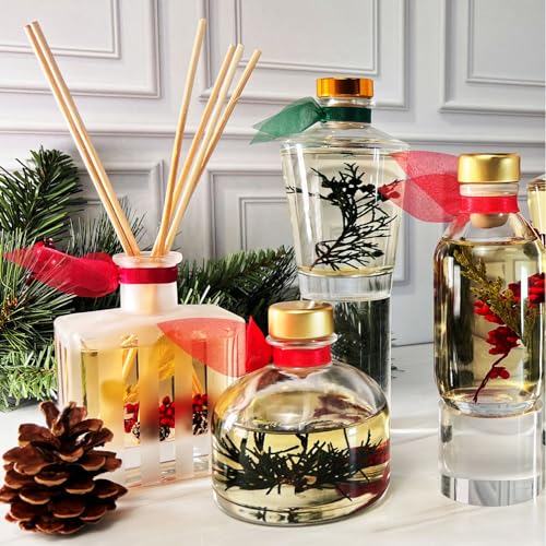 Palo Santo Diffuser Oil - Luxury Essential Oils for Diffuser Refill & Air Freshener Room Spray - Long-Lasting & Natural Home Fragrance, Scented Oil for Diffusers, USA Made, 4oz