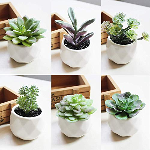 Artificial Succulents, 16 Pack Fake Succulents Plants Artificial Small Fake Plants Faux Succulents Unpotted for Lotus Landscape Decorative Garden Arrangement Decor - size: 1.5-3.5 inches (4-9 cm)
