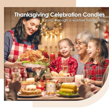 6Pack/54oz Non-Toxic Scented Candle Set, Fall Winter Candles, Decorative Holiday Candles for Women Men, 9oz Apple/Cinnamon/Pumpkin/Vinilla/Cocoa/Maple Soy Christmas Scented Candle for Holiday Gifts - size: 6 Pack 9oz