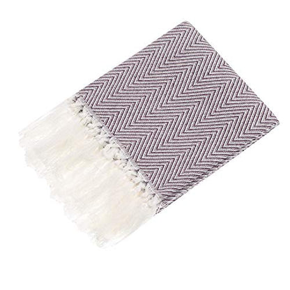 100% Cotton Hand Face Head Guest Gym Towel Set Washcloth Kitchen Tea Towel Dish Cloth Set of 4 (Purple) - color: Purple