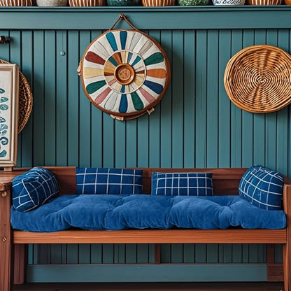 Custom Bench Cushions, Furniture Cushion, Indoor/Outdoor Non-Slip Tufted Swing seat Cushions, Piano Bench/Sofa Cushions, Indoor/Outdoor Patio