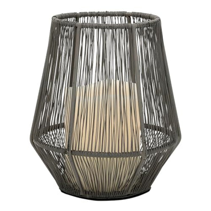 SBDS Candle Holder Tabletop Lantern Indoor Outdoor, 7", Metal Wire - size: 7"