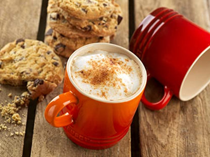 Le Creuset Stoneware Espresso Mug, 3 oz., Flame - color: Flame, size: 3.4 Ounces