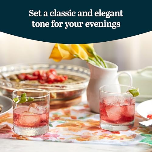 Libbey 917CD Heavy Base Rocks Glasses Set of 12, Old Fashioned Whiskey Cups - color: Whiskey Rocks 12