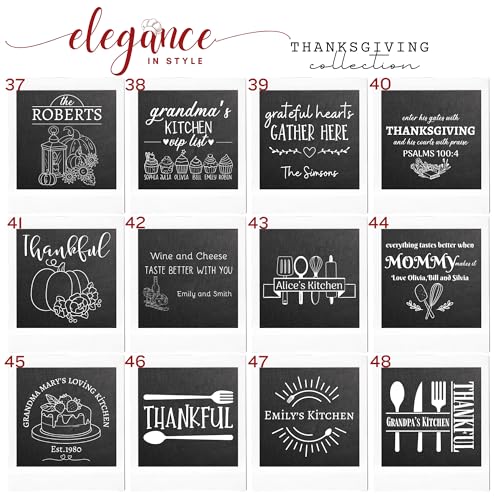 Custom Charcuterie Board & Knife Set – Personalized Bamboo Cheese Platter – Large 15.25" x 13" Serving Board for Weddings, Housewarmings & Holidays Thanksgiving Gift - color: Design #25