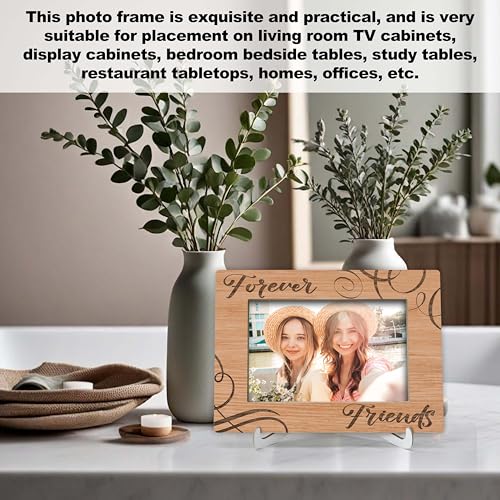 YSTEP Best Friend Frame - Gifts for Best Friends - 4x6 Wooden Display - Long Distance Friendship - style: Style 5
