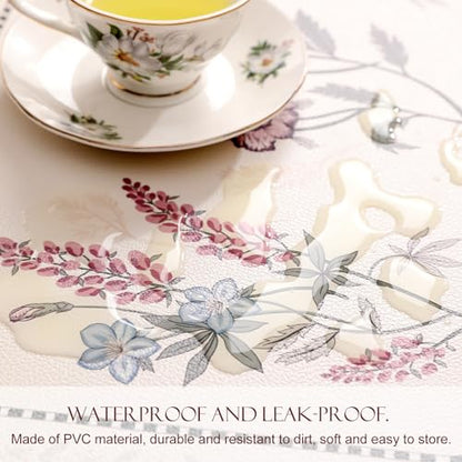 Vinyl Waterproof Placemats Set of 6 Rectangular,12"*17"-Helena C | Wipeable Beautiful Print Place Mats,Stain Resistant,Heat Resistant,Everyday Meals,Kitchen,Dinning,Holiday,Decor - color: Helena C