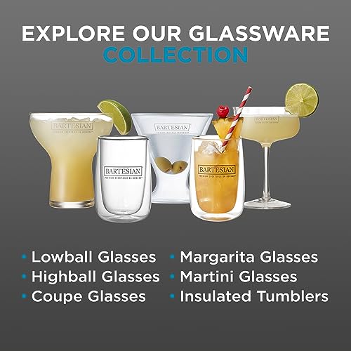 Stemless Martini Glassware - Set of 2 Set of 2 - style: Martini Glassware
