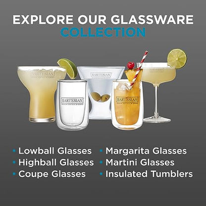 Stemless Martini Glassware - Set of 2 Set of 2 - style: Martini Glassware