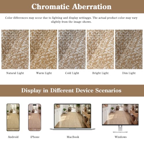 Long Entry Hall Runner Rug, 2.6x14 ft Kitchen Carpet | Washable Boho Bedroom Rug, Tan Modern Farmhouse Braided Woven Cotton Carpets Runners for Bedside, Entry - color: Tan/Cream, size: 2.6' x 14' (Rectangular)
