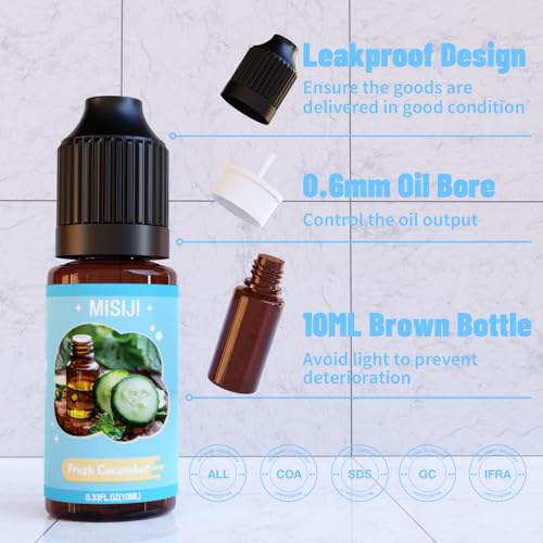 Clean Essential Oils,Fragrance Oil for Diffuser,Aromatherapy Essential Oils Set,6X 10ML - color: Blue
