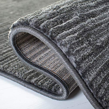 SAFAVIEH Vision Collection Accent Rug - 2'2" x 4', Grey, Modern Ombre Design, Non-Shedding & Easy to Clean, Ideal for Entryway, Foyer, Bedroom (VSN606D) - color: Grey, size: 2'2" x 4' (Rectangular)