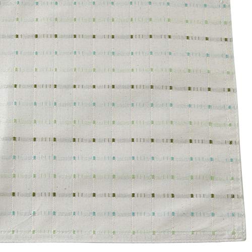 Saro Lifestyle Stitched Line Table Runner, White, 16" x 120" - color: White, size: 16" x 120"