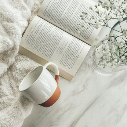Mora Ceramic Large Latte Mug Set of 4, 16oz - Microwavable, Porcelain Coffee Cups With Big Handle - Modern, Boho, Unique Style For Any Kitchen. Microwave Safe Stoneware - Vanilla White - color: Vanilla White