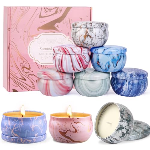 Candles - Scented Candles Gift Set for Women, 9-Pack Natural Aromatherapy Candles for Home Scented, Long Burning Gifts for Stocking Stuffers, Party Favor, Mothers Day, Birthday, Valentines Day - color: Pink