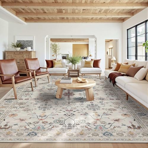 Large 10x14 Area Rugs for Bedroom & Living Room(Apricot) | Soft,Machine Washable & Non Slip,Low Pile,Ideal for Girls Room, Nursery,Kids Room - color: Grey, size: 10' x 14' (Rectangular)