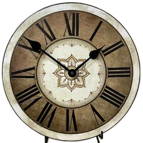 The Big Clock Store Charlotte Wall Clock | Handcrafted in USA | Silent Non-Ticking Mechanism | Beautiful Color | Rustic Decor for Living Room | Battery Operated (24-Inch) - color: 4. Charlotte, size: 24-Inch