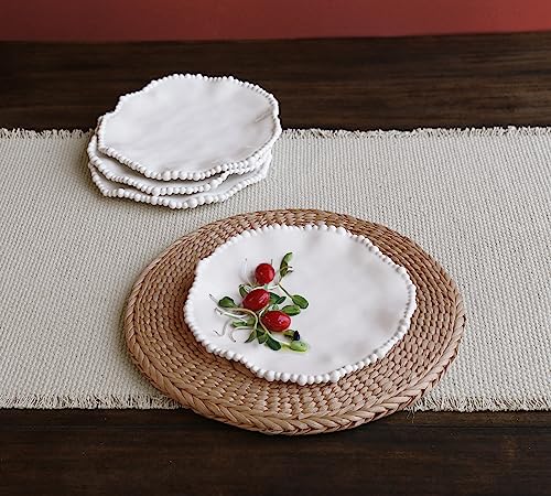 VIDA Alegria 9 Salad Plate (White) - style: Modern