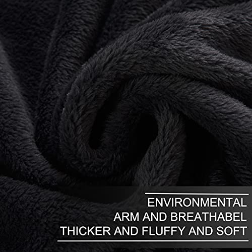 Polar Fleece Blanket Twin Size Lightweight Throw for The Bed Extra Soft Brush Fabric Super Warm Sofa Blanket 66" x 90"(Black Twin) - color: Charcoal Grey, size: Twin (90-Inch-by-66-Inch)