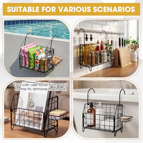 Novabright Large 11" x 8.75" x 5.9" Rustproof Shower Caddy Hanging Shower Organizer Basket Soap Tray and Rack for Bathrooms and Bathtubs, Shampoo, Conditioner, Soap & Bath Accessories