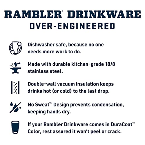 YETI Rambler 35 oz Tumbler with Handle and Straw Lid, Travel Mug Water Tumbler, Vacuum Insulated Cup with Handle, Stainless Steel, Charcoal | Insulated Tumbler with Straw and Lid for Cold Drinks, Cup Holder Compatible, Dishwasher Safe - color: Charcoal, s