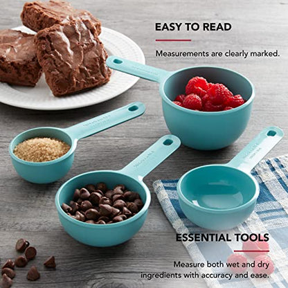 KitchenAid Measuring Cups, Set Of 4, Aqua Sky - color: Aqua Sky, size: Set Of 4