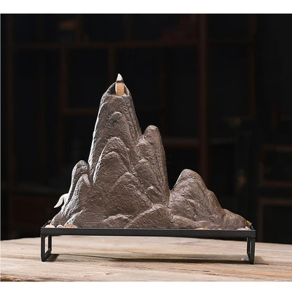 Incense Burner Backflow Incense Burner Mountain and Flowing Water Creative Home Personalized Accessories Incense Burner Ornaments Backflow Incense Burner