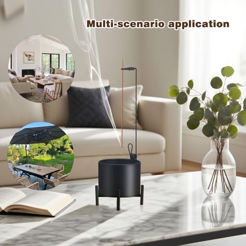 2 Pack Incense Holder for Sticks, Anti-Ash Flying Metal Incense Burner with Iron Catcher Stable 4-Legged Base, Perfect for Meditation, Yoga, Home Decor – Mess-Free Design