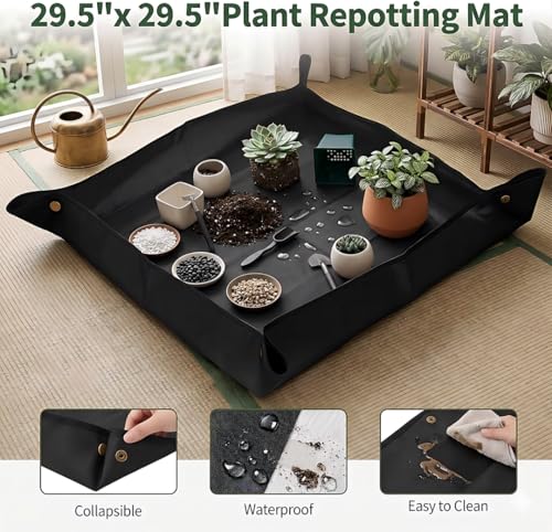 Bonsai Tools Set, 20-Piece Bonsai Tools Set with Waterproof Repotting Mat, Pruning Shears, Scissors & Training Wire - Indoor Gardening Starter Gifts for Women, Men & Beginners - color: Green