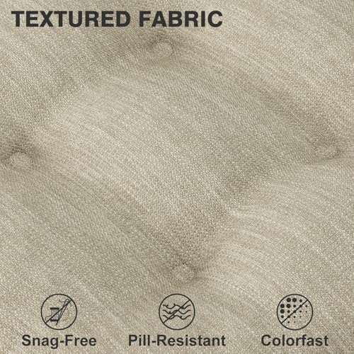 Shinnwa Dining Chair Cushions Set of 4, Dual-Layer Memory Foam Kitchen Chair Cushions, Patented Design Seat Pads with Ties, 16.5 x 16.5 x 3.5in, 4 Pack, Beige - color: Beige, size: 4 Count (Pack of 1)