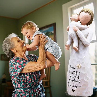 Nana Gifts, Gifts for Nana, Nana Birthday Gift, Hand-Painted Figurine | Happy Birthday Nana, Best Nana Ever Gift for Grandma, Nana Gifts for Christmas Mother's Day, Resin Statue - style: NaNa gifts