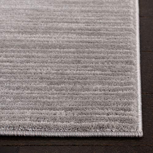 SAFAVIEH Vision Collection Accent Rug - 2'2" x 4', Silver, Modern Ombre Design, Non-Shedding & Easy to Clean, Ideal for Entryway, Foyer, Bedroom (VSN606G) - color: Silver, size: 2'2" x 4' (Rectangular)