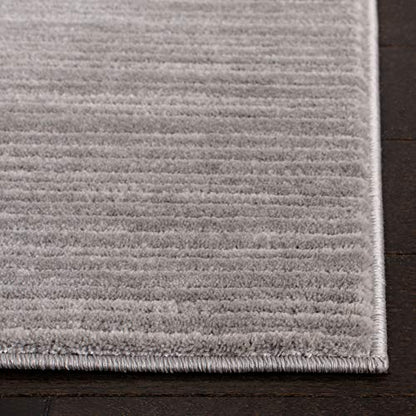 SAFAVIEH Vision Collection Accent Rug - 2'2" x 4', Silver, Modern Ombre Design, Non-Shedding & Easy to Clean, Ideal for Entryway, Foyer, Bedroom (VSN606G) - color: Silver, size: 2'2" x 4' (Rectangular)