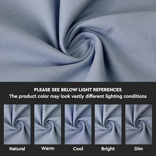 Encasa XO Throw Pillow Covers, Cotton, No Inserts 16"x16" B Grey | Durable Cotton Canvas | Concealed Invisible Zipper | Ideal for DIY & Embroidery | Living Room & Couch | Set of 2 - color: B Grey, size: 16" x 16" (Pack of 2)