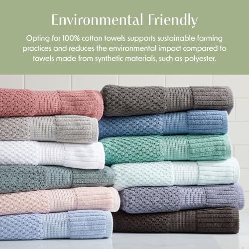 4 Pack 100% Cotton Bath Towels | Clay Towels | Oeko‑TEX Standard 100 | Soft & Absorbent, Quick‑Dry | Trinity Collection - Baked Clay - color: Baked Clay, size: Bath Towels (4 Pack)
