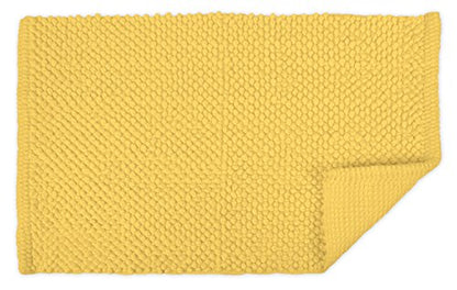 DII Popcorn Bath Rug, 17x24, Yellow - color: Yellow