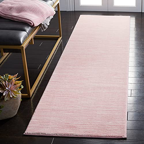 SAFAVIEH Vision Collection Runner Rug - 2'2" x 6', Pink, Modern Ombre Design, Non-Shedding & Easy to Clean, Ideal for Entryway, Foyer, Bedroom (VSN606U) - color: Pink, size: 2'2" x 6' (Runner)
