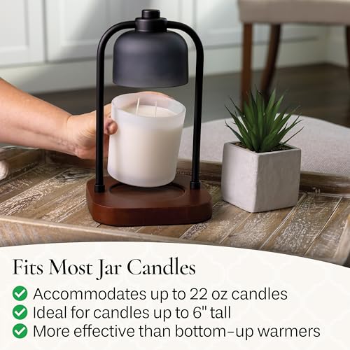Candle Warmers ETC. Illumination Fragrance Warmer- Light-Up Warmer for Warming Scented Candle Wax Melts and Tarts or to Freshen Room, Wicker Rattan Lantern - size: Wicker Lantern